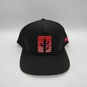 Waggle Mirage Cactus Golf Hat Cap Black And Pink OG Vented SnapBack NWT
